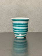 Gmundner Keramik Grüngeflammt cups, set of 6