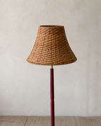 1990s woven rattan lampshade