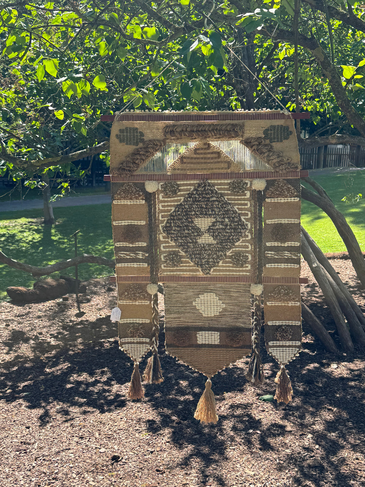 Geometric Woven Wall Hanging – product image 1