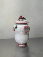 Mid-century Italian ceramic jar side view