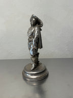Antique musketeer figurine detail