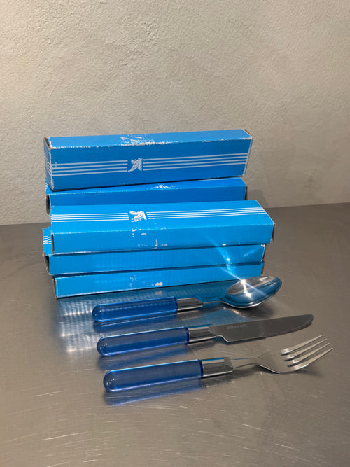 Vintage 21-piece cutlery set in original box