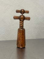 French walnut corkscrew, vintage