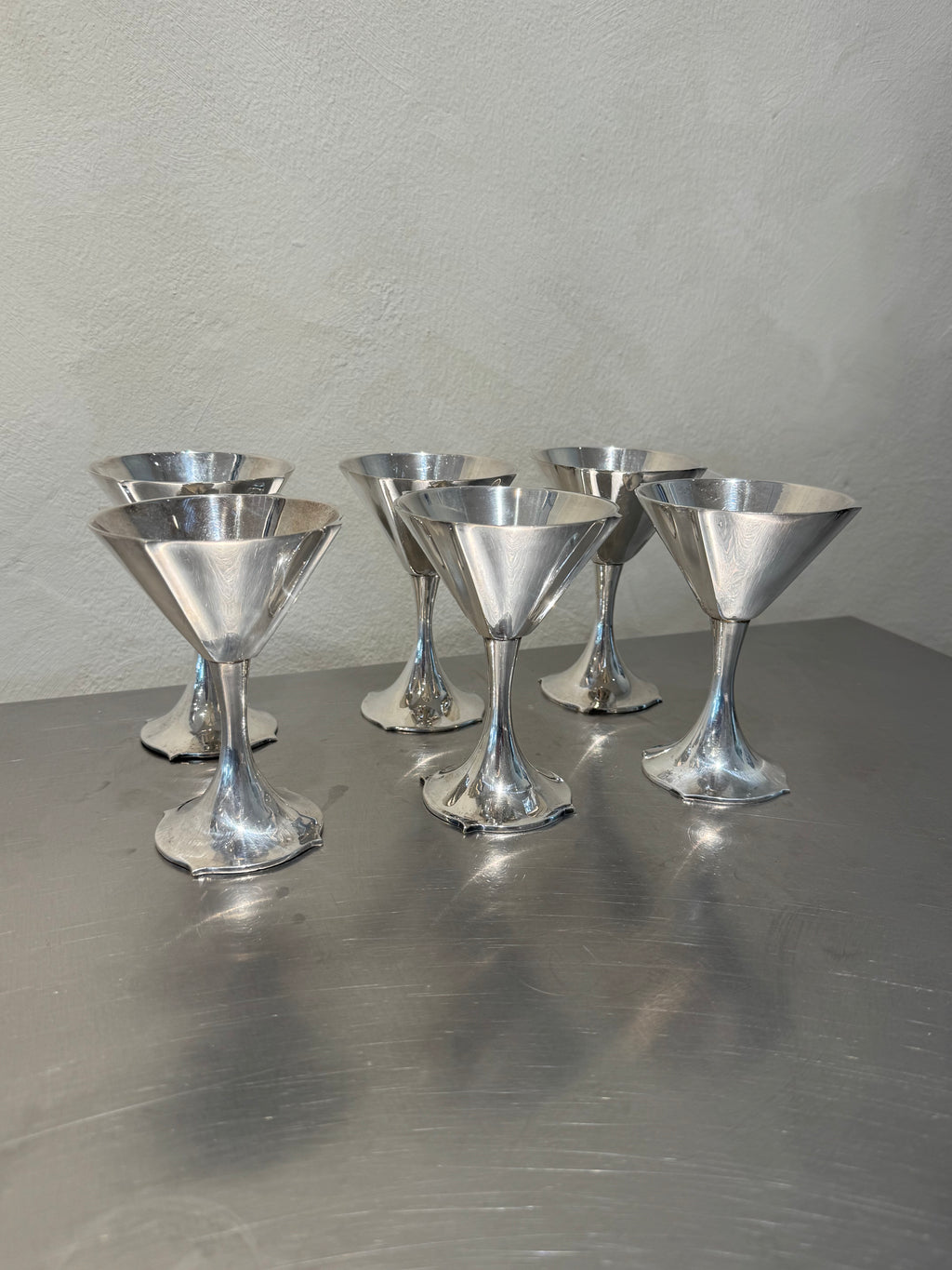 GENSE cocktail glasses by Sigvard Bernadotte set of six