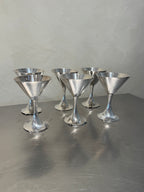 GENSE cocktail glasses by Sigvard Bernadotte set of six
