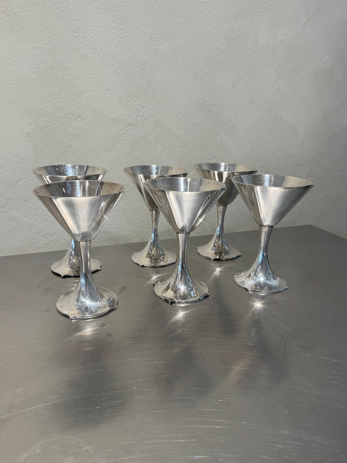 GENSE cocktail glasses by Sigvard Bernadotte set of six