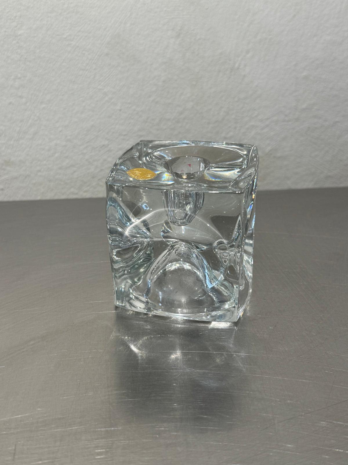 Rudolf Jurnikl crystal candleholder detail
