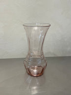 Pink glass vase for Sandviks Glasbruk