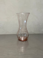 Vintage Edward Hald pink vase side view