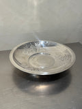 Silver-plated fruit bowl with grape motif