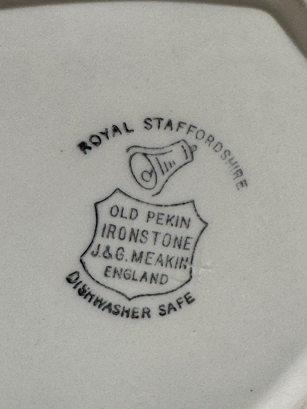 Royal Staffordshire Old Pekin jug detail