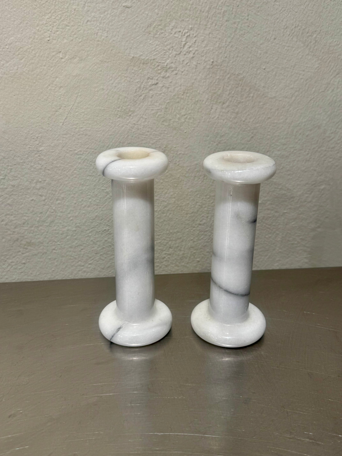 1990s marble candlesticks by Knut Hagberg
