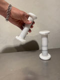 Knut Hagberg marble candlesticks set of two