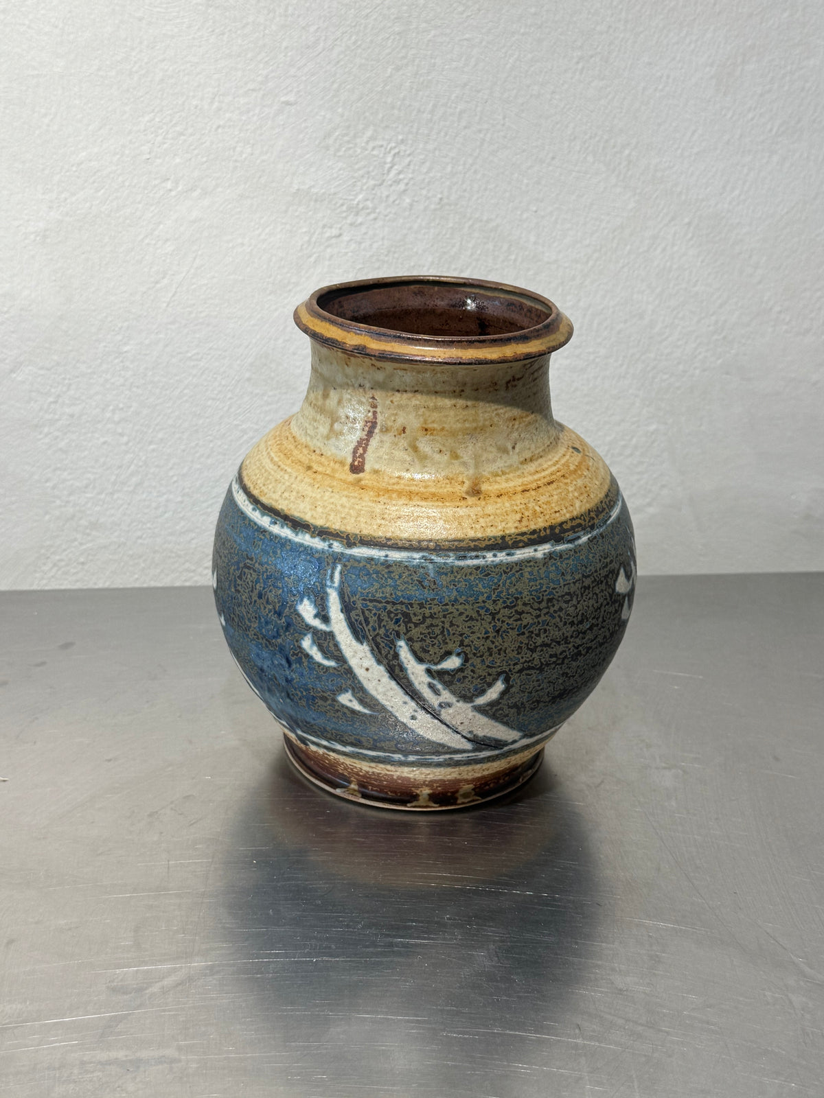 Swedish studio pottery vase by Bo Olls