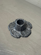 Pair of dark grey Jugend candlesticks