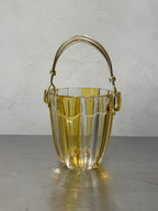 Walter Kristall glass ice bucket from the 1950s