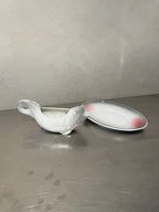 Rörstrand flintware sauce boat and serving plate