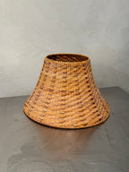 Natural woven rattan lampshade