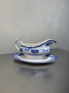 Grindley Flow Blue Gravy Boat – product image 1
