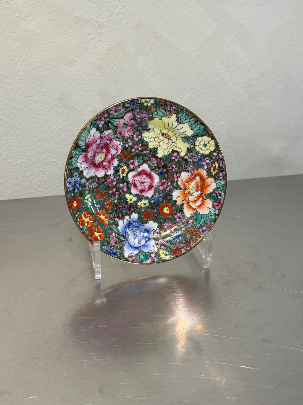 Chinese Gilded Flower Side Plate – product image 1