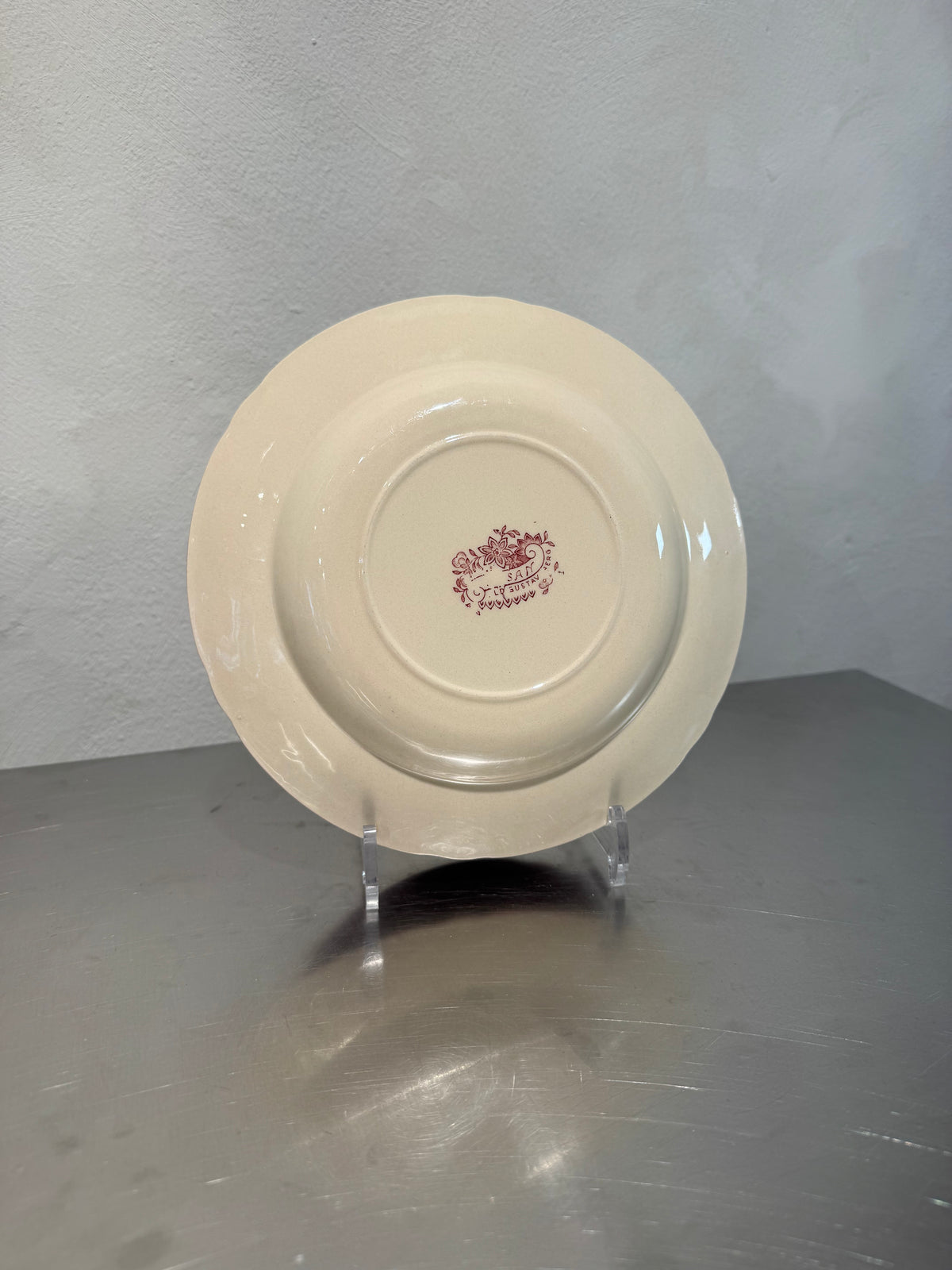 Old Gustavsberg Red Pheasant Deep Plate – product image 2