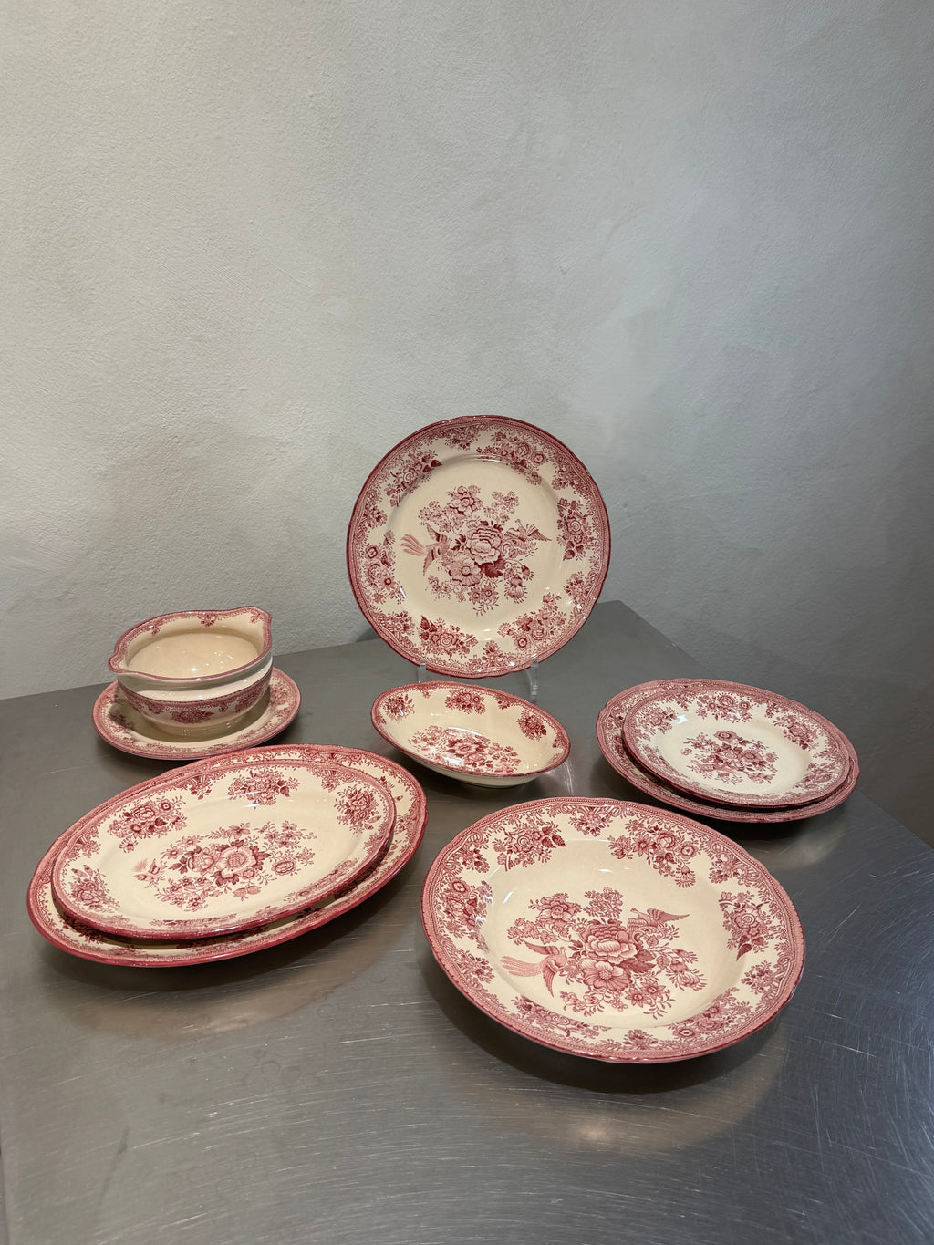 Old Gustavsberg Red Pheasant Salad Plate – product image 3