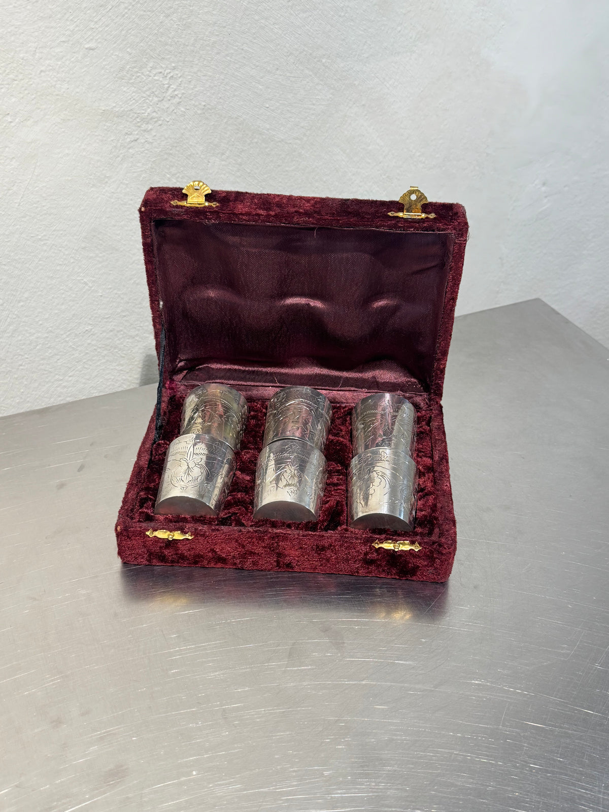 Nickel Silver Cups Set of 6 – product image 1