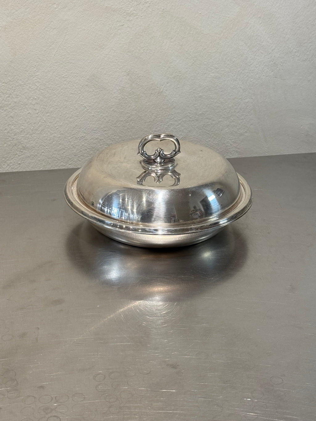 Nickel Silver Serving Dish – product image 1
