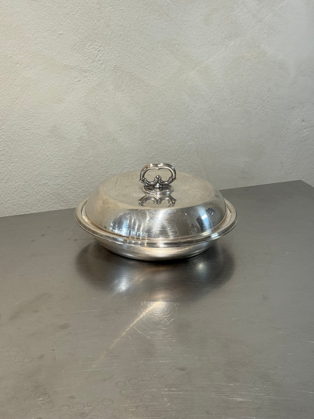 Nickel Silver Serving Dish – product image 2