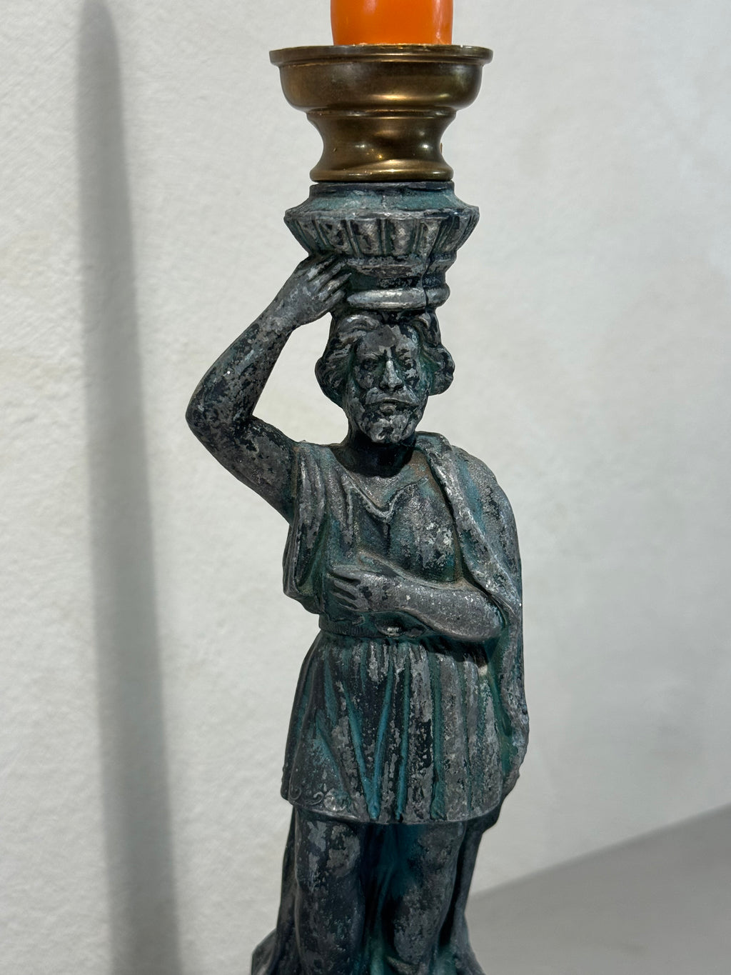 Zinc and Brass Candleholder – product image 3