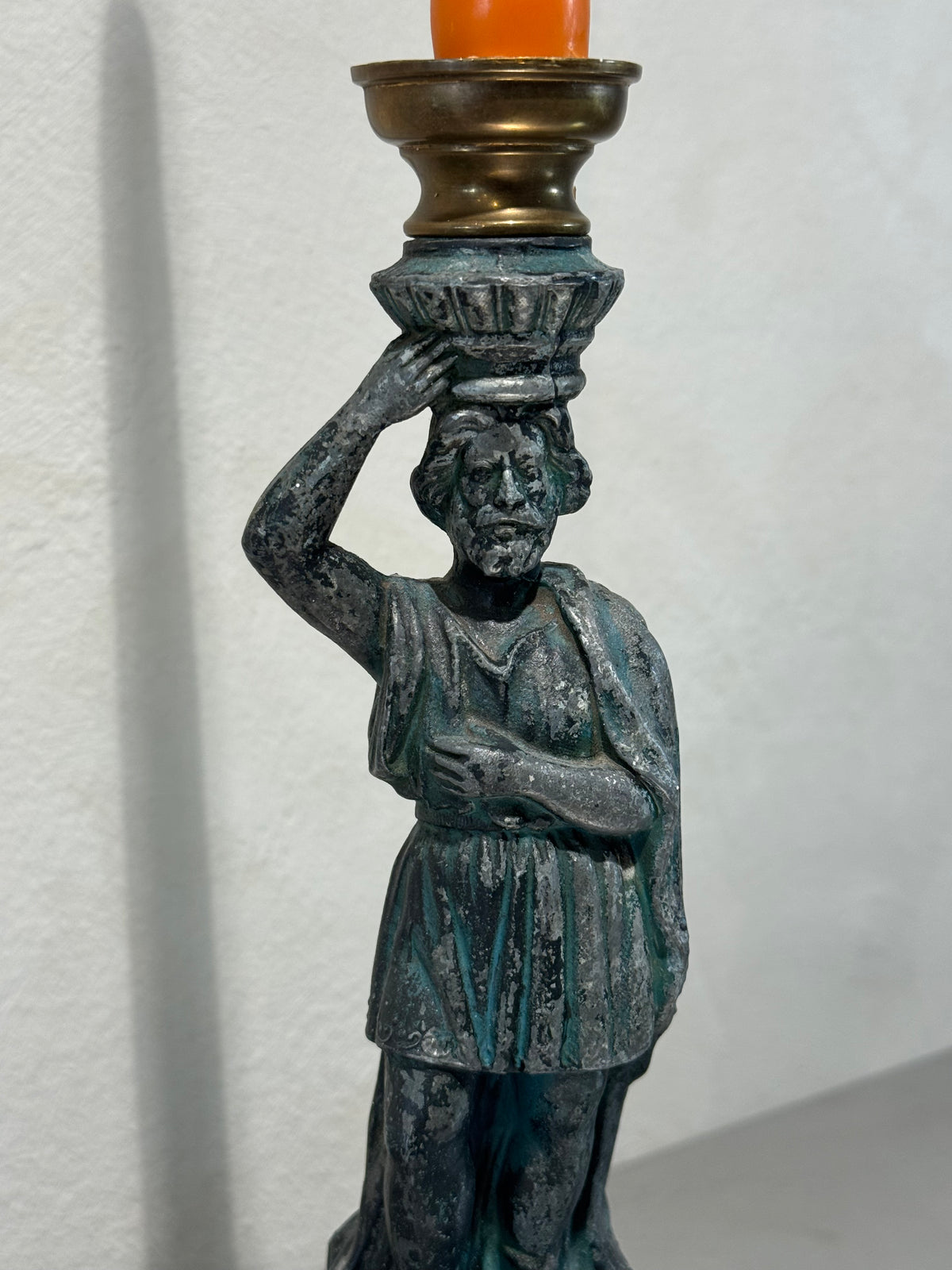 Zinc and Brass Candleholder – product image 3