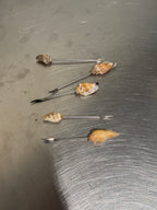 Shell Cocktail Forks with Holder – product image 3