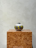 Strehla ceramic vase with floral decoration