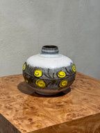 Hand-painted Strehla ceramic vase