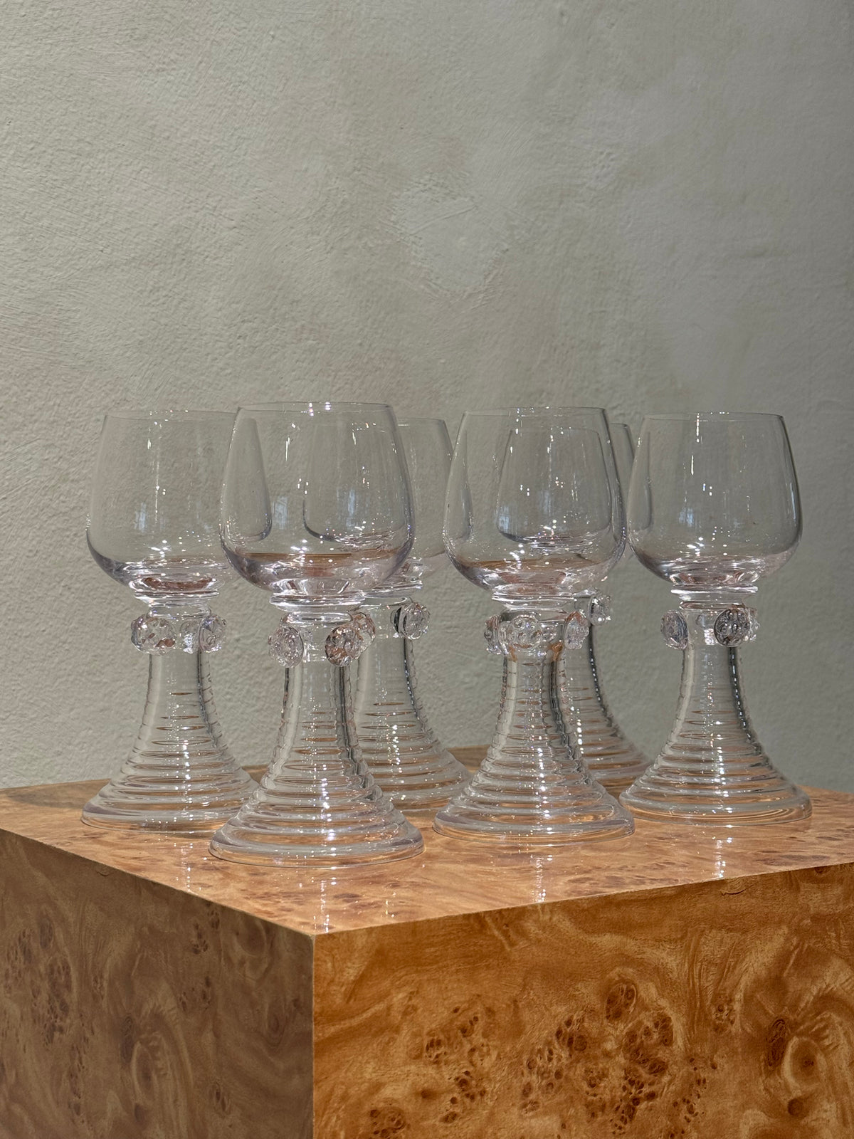 Roemer glasses set of six