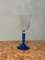 Vintage Le Goce wine glass detail