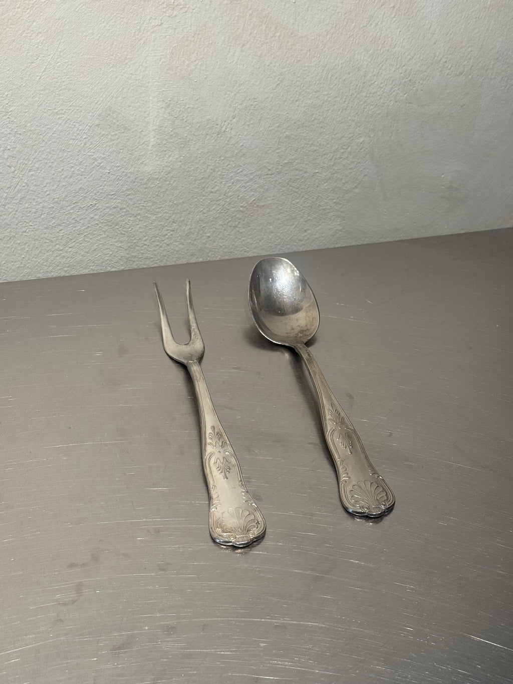 Vintage Italian serving utensils set of two