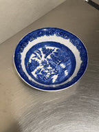 Early 1900s Gustavsberg Willow bowl side view