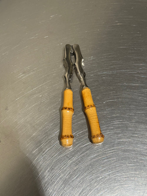 1950s nutcracker with bamboo handles
