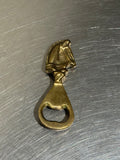 Mid-century brass horse bottle opener