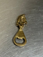 Mid-century brass horse bottle opener
