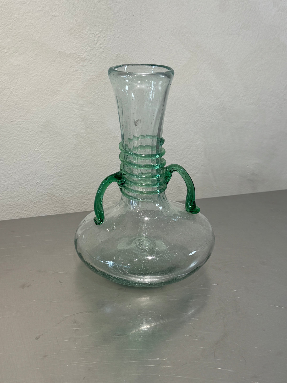 Italian Glass Amphora Vase – product image 1