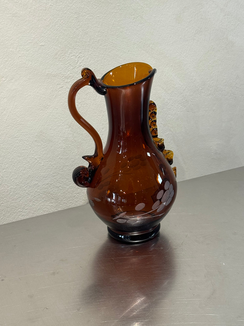 Hand-Blown Glass Pitcher – product image 2