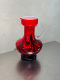 Italian Ruby Red Opaline Pitcher – product image 1