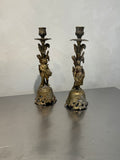 Italian Brass Candleholders Set of 2 – product image 1