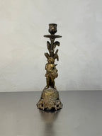 Italian Brass Candleholders Set of 2 – product image 3