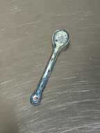 HKLiving 70s Ceramics Sketch Spoon M - Light Blue front