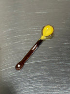 HKLiving 70s Ceramics Sketch Spoon M - Mustard front