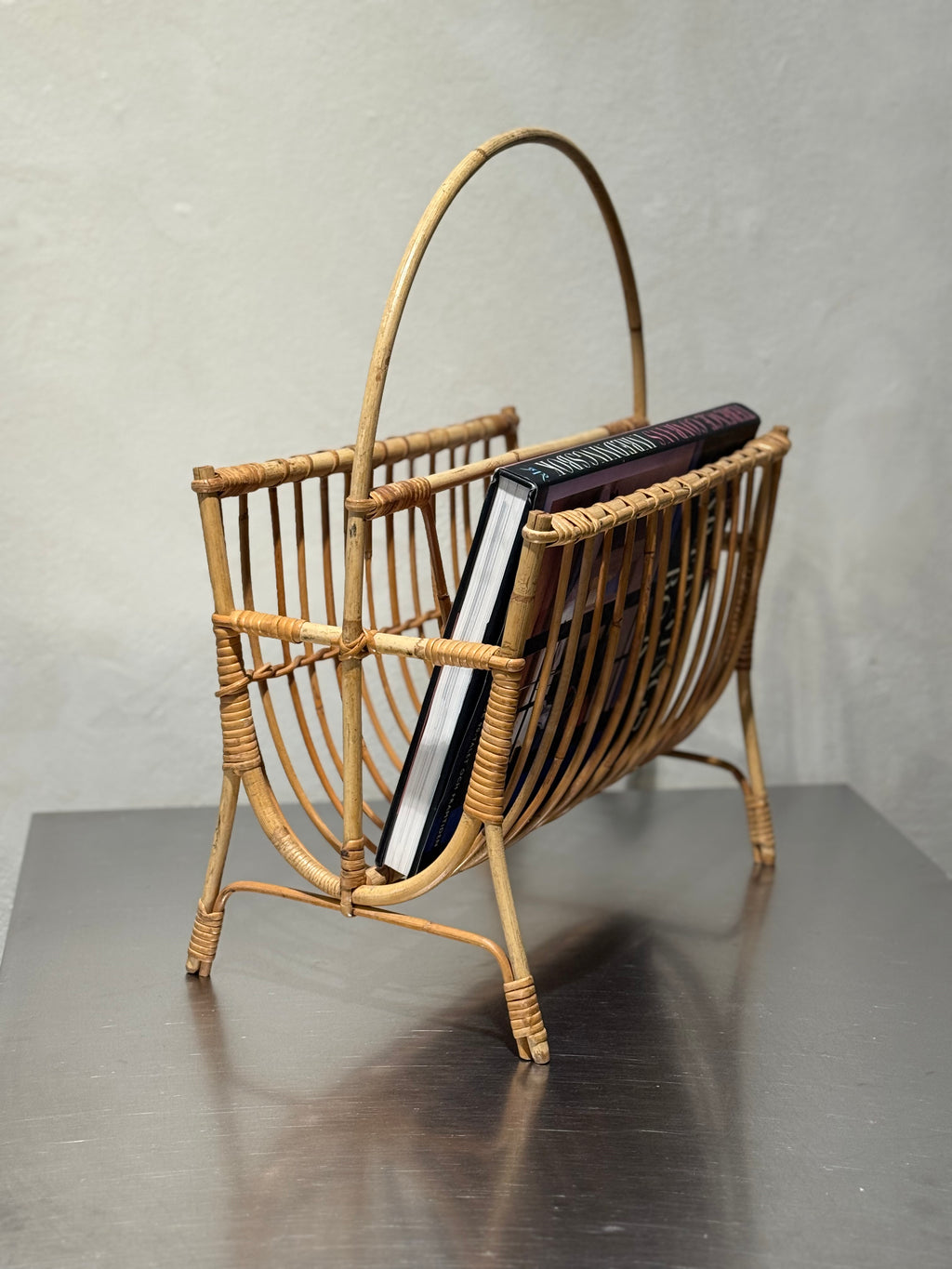 Bamboo Magazine Rack