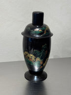 Lacquered Japanese cocktail tray and cups